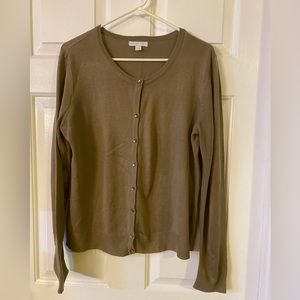 NY & Co. Tan Cardigan